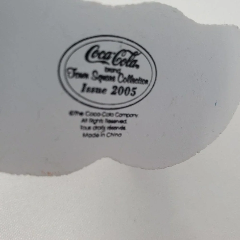 Coca‎ Cola Christmas Tree Ornaments Lot Of 2 Polar Bear Man Child Collectible